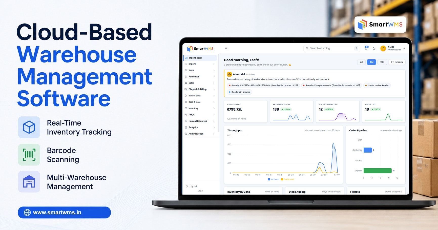 Warehouse Management Software | Cloud-Based | SmartWMS